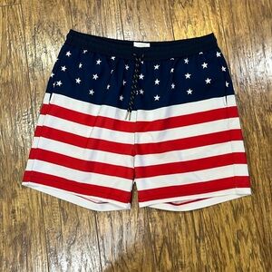 Triumph over Tragedy flag shorts